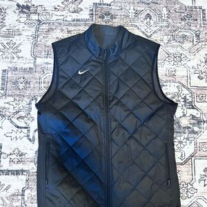 Nike Men's Black Quilted Reversible Vest NEVER WORN